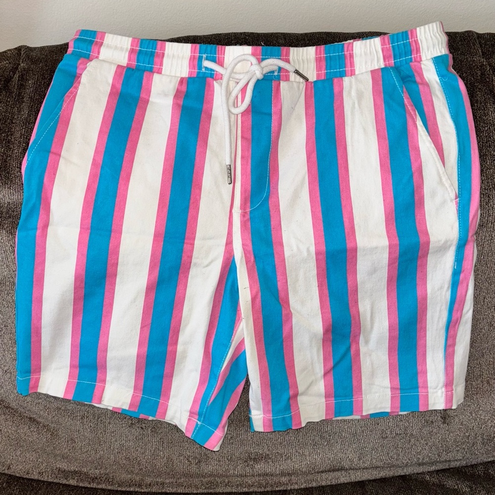 Forever 21 Striped Shorts – Size L – Great Condition!